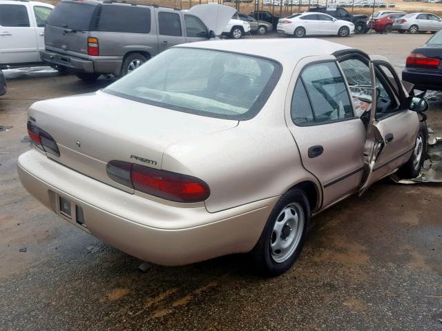 1Y1SK5363RZ097215 - 1994 GEO PRIZM BASE GOLD photo 4
