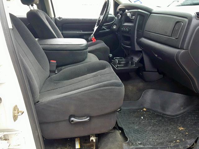 3D7KS28C95G797063 - 2005 DODGE RAM 2500 S თეთრი ფოტო 5