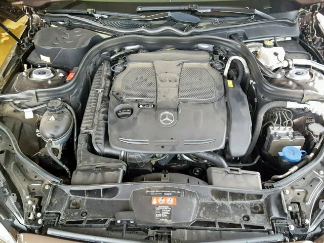 WDDHF5KB1EA968905 - 2014 MERCEDES-BENZ E 350 BROWN photo 7