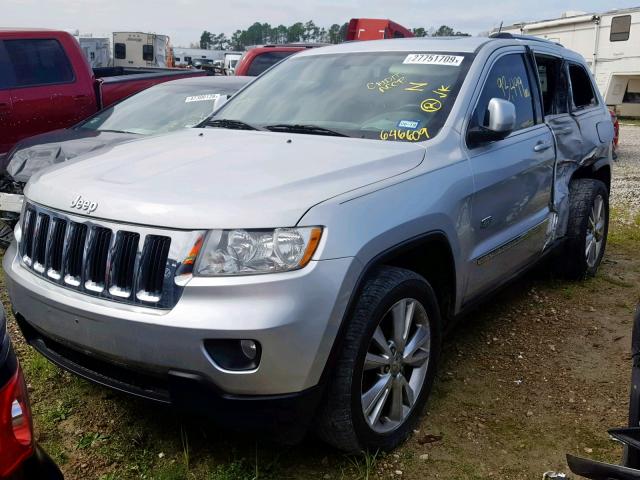 1J4RS4GG5BC646609 - 2011 JEEP GRAND CHER SILVER photo 2