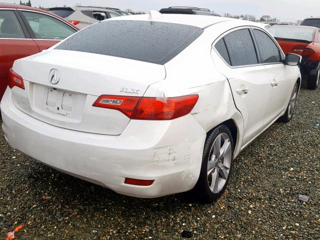 19VDE1F71EE012212 - 2014 ACURA ILX 20 TEC WHITE photo 4