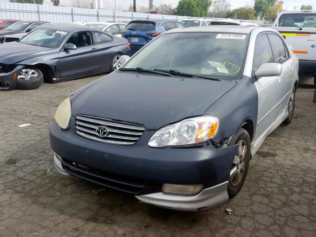 1NXBR32E14Z251662 - 2004 TOYOTA COROLLA CE SILVER photo 2