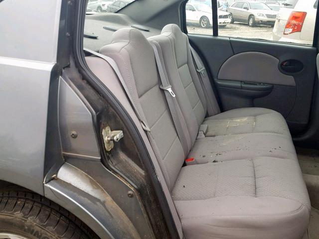 1G8AJ52F85Z109786 - 2005 SATURN ION LEVEL GRAY photo 6