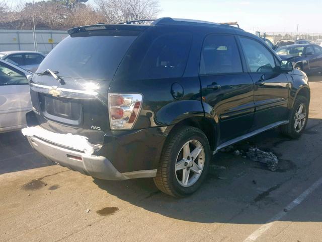 2CNDL73F056091072 - 2005 CHEVROLET EQUINOX LT BLACK photo 4