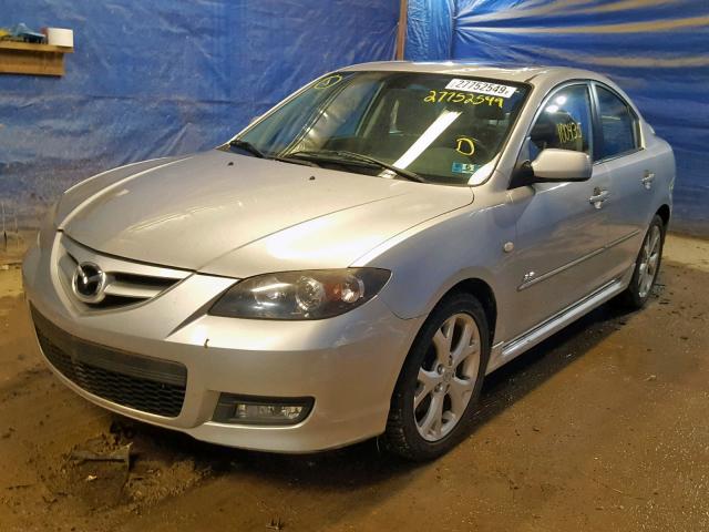 JM1BK323X71717053 - 2007 MAZDA 3 S SILVER photo 2