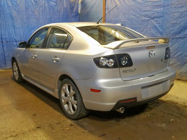 JM1BK323X71717053 - 2007 MAZDA 3 S SILVER photo 3