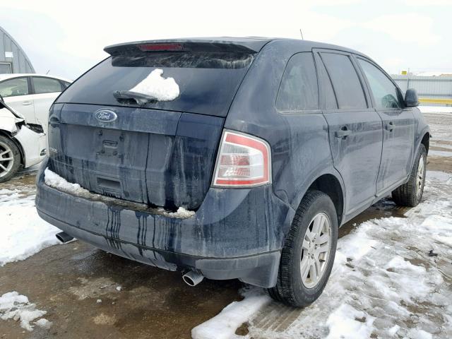 2FMDK36C99BA81148 - 2009 FORD EDGE SE BLUE photo 4