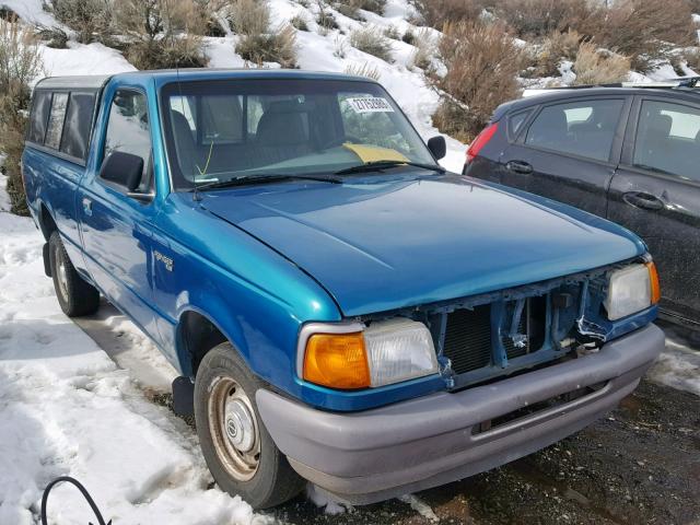 1FTCR10A8TPB44294 - 1996 FORD RANGER TEAL photo 1