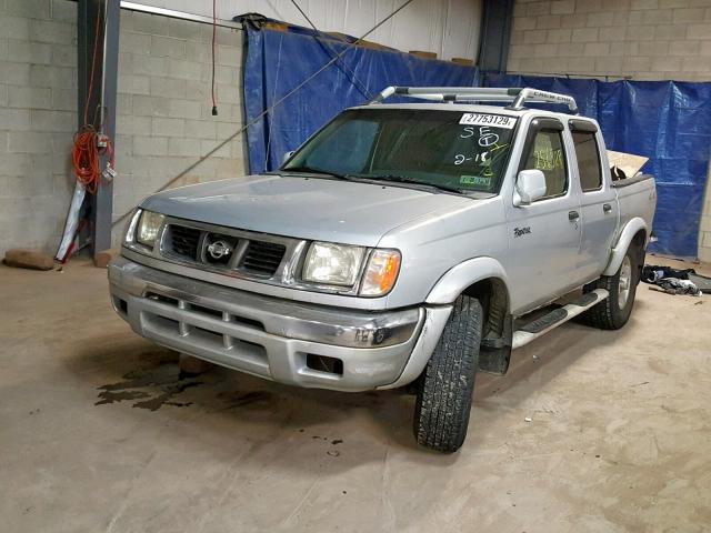 1N6ED27Y3YC362882 - 2000 NISSAN FRONTIER C SILVER photo 2