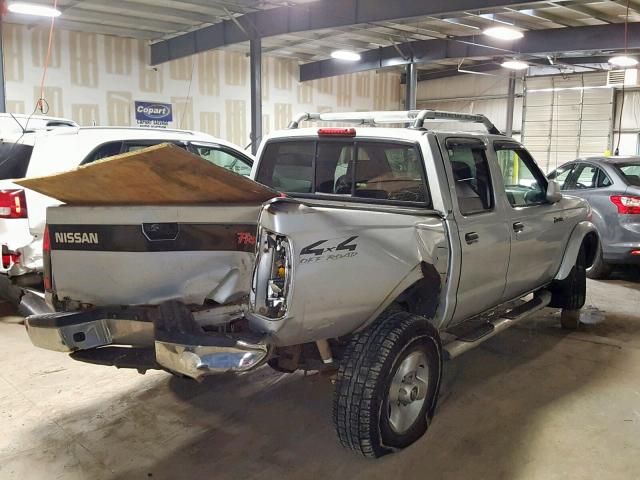 1N6ED27Y3YC362882 - 2000 NISSAN FRONTIER C SILVER photo 4