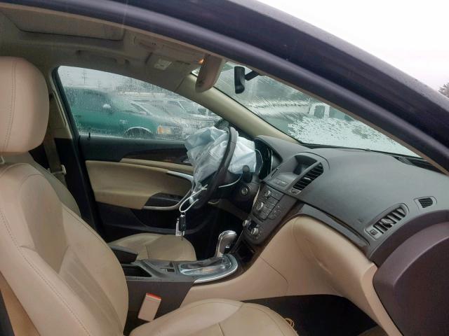 W04GT5GC0B1045238 - 2011 BUICK REGAL CXL BLACK photo 5