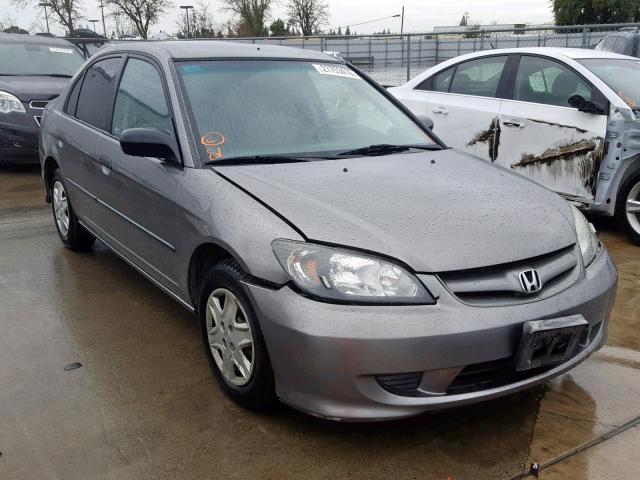 2HGES16335H580291 - 2005 HONDA CIVIC DX V GRAY photo 1