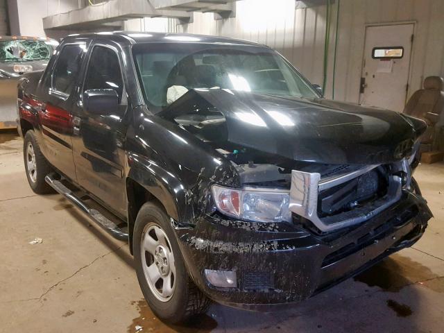 5FPYK1F27AB013849 - 2010 HONDA RIDGELINE BLACK photo 1