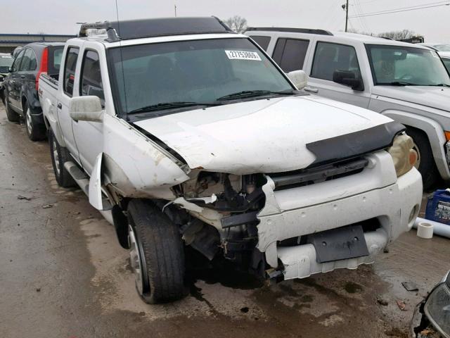 1N6ED27Y01C370282 - 2001 NISSAN FRONTIER C WHITE photo 1