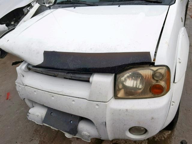 1N6ED27Y01C370282 - 2001 NISSAN FRONTIER C WHITE photo 7