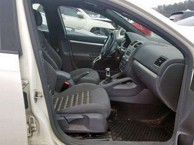 3VWDJ71K78M113960 - 2008 VOLKSWAGEN GLI თეთრი ფოტო 5
