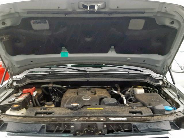 1N6BA0ED7EN507888 - 2014 NISSAN TITAN S SILVER photo 7