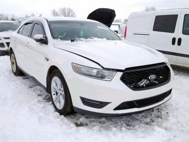 1FAHP2H83DG223107 - 2013 FORD TAURUS SEL WHITE photo 1