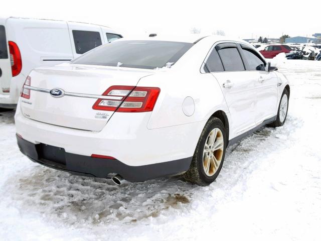 1FAHP2H83DG223107 - 2013 FORD TAURUS SEL WHITE photo 4