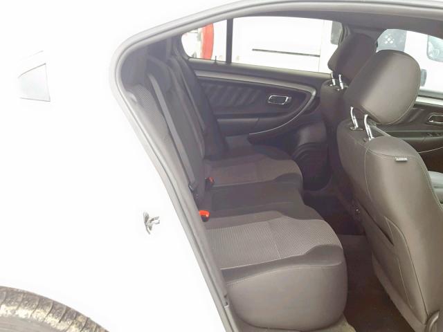 1FAHP2H83DG223107 - 2013 FORD TAURUS SEL WHITE photo 6