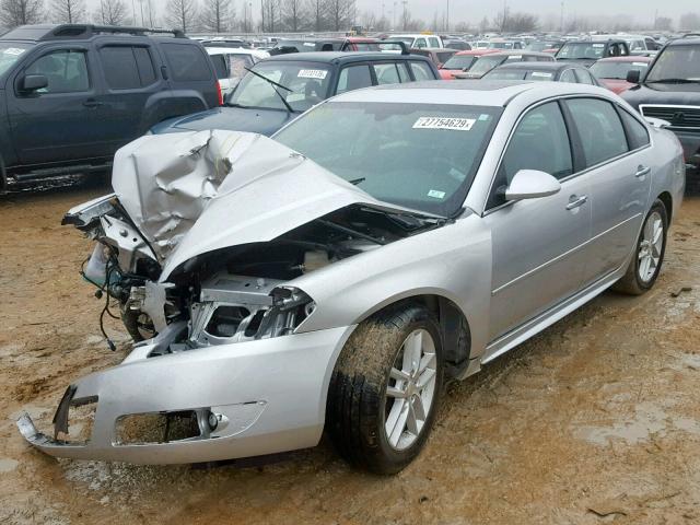 2G1WC5E38E1122126 - 2014 CHEVROLET IMPALA LIM SILVER photo 2