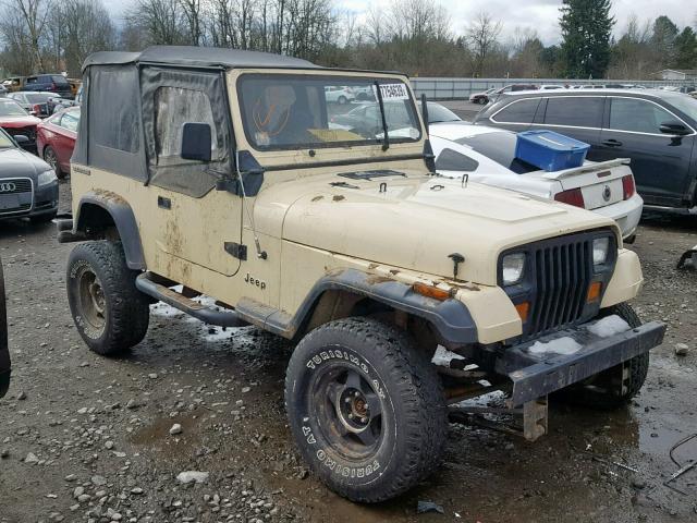 2J4FY19E5KJ105884 - 1989 JEEP WRANGLER / TAN photo 1