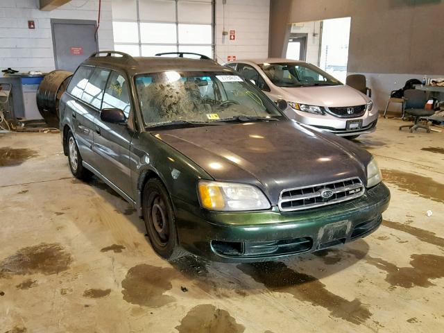 4S3BH635027303673 - 2002 SUBARU LEGACY L GREEN photo 1