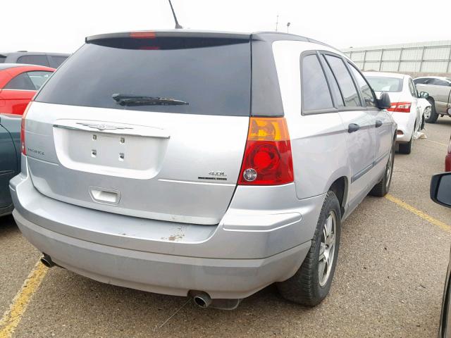 2A8GF48X37R299269 - 2007 CHRYSLER PACIFICA SILVER photo 4