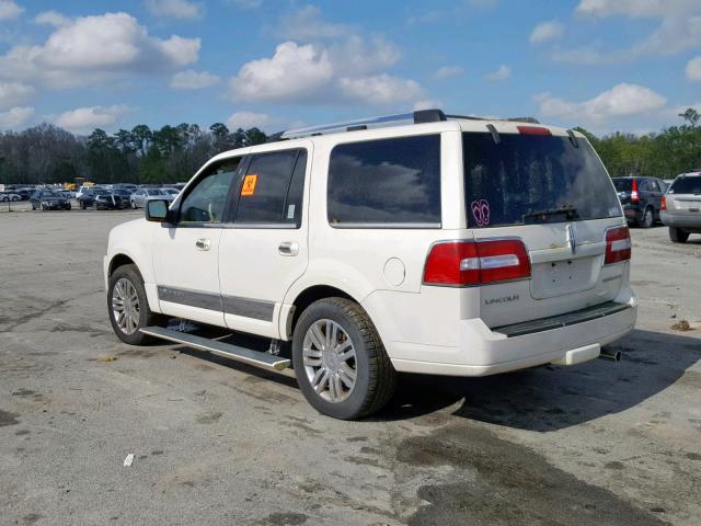5LMFU28587LJ04134 - 2007 LINCOLN NAVIGATOR WHITE photo 3