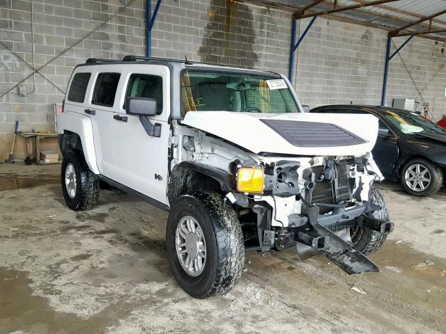 5GTEN13E388139999 - 2008 HUMMER H3 WHITE photo 1