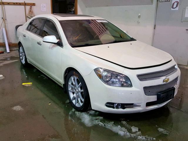 1G1ZE5E01CF118387 - 2012 CHEVROLET MALIBU LTZ WHITE photo 1