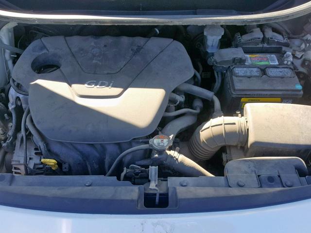 KNADN4A34D6147568 - 2013 KIA RIO EX WHITE photo 7