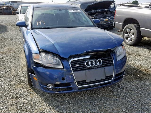 WAUDF78E26A235069 - 2006 AUDI A4 2.0T QU BLUE photo 1