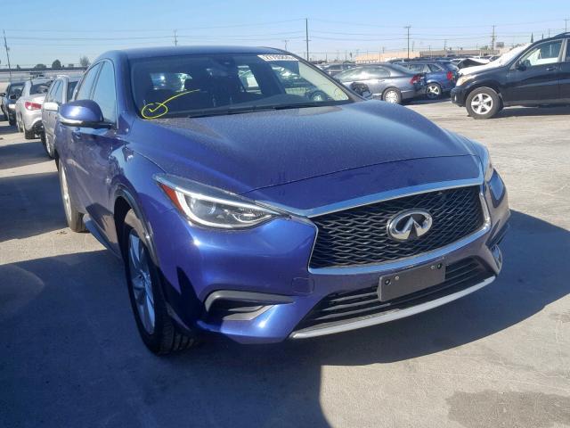 SJKCH5CP7HA033463 - 2017 INFINITI QX30 BASE BLUE photo 1