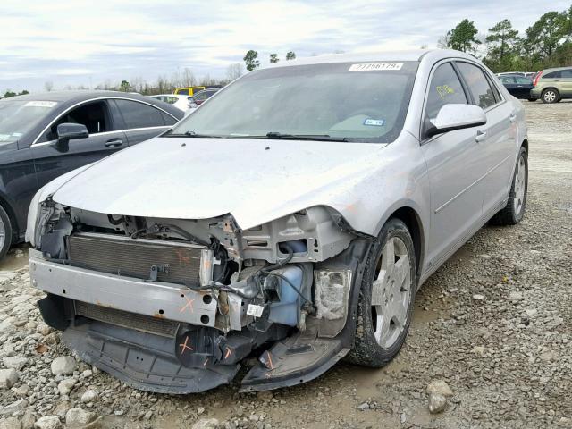 1G1ZJ577694194634 - 2009 CHEVROLET MALIBU 2LT SILVER photo 2