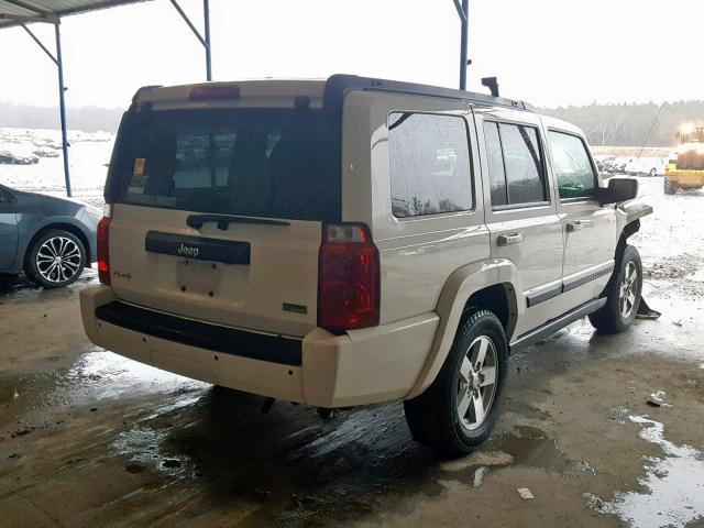 1J8HG48N48C239673 - 2008 JEEP COMMANDER WHITE photo 4