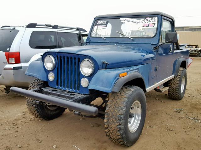 1JCCN88E2CT045214 - 1982 JEEP SCRAMBLER BLUE photo 2