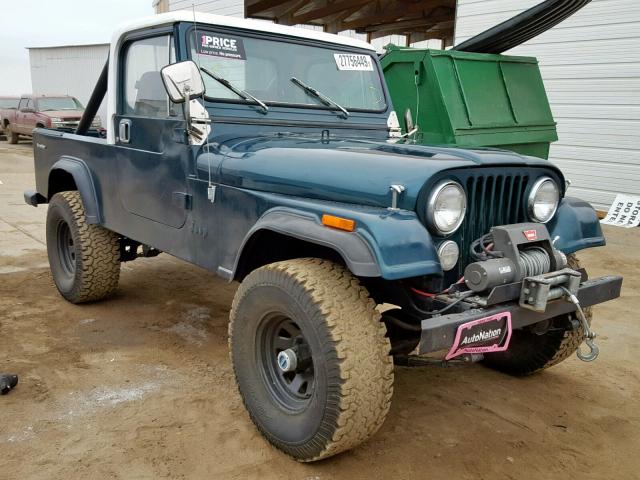 1JCCM88E6ET124813 - 1984 JEEP SCRAMBLER GREEN photo 1