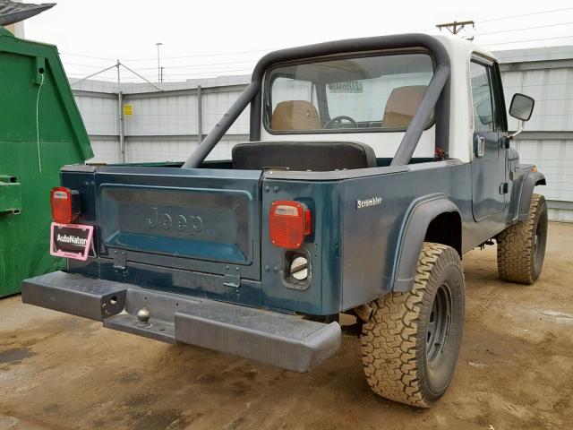 1JCCM88E6ET124813 - 1984 JEEP SCRAMBLER GREEN photo 4