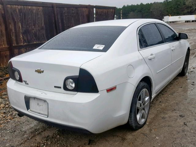 1G1ZC5E03AF198214 - 2010 CHEVROLET MALIBU 1LT WHITE photo 4