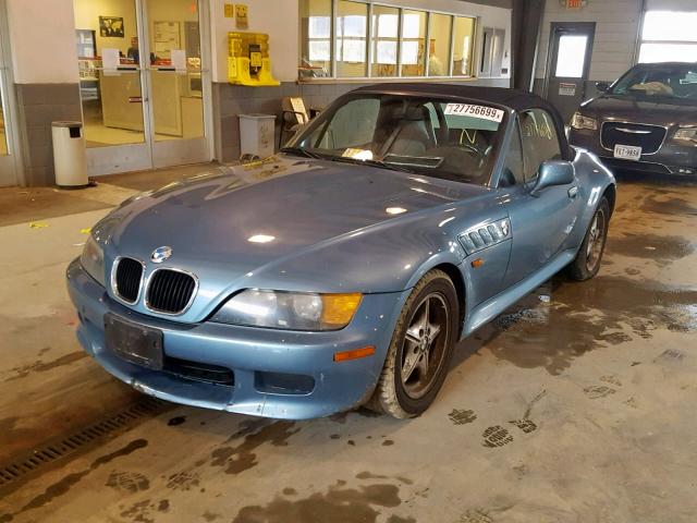 4USCH9335XLF82926 - 1999 BMW Z3 2.3 BLUE photo 2