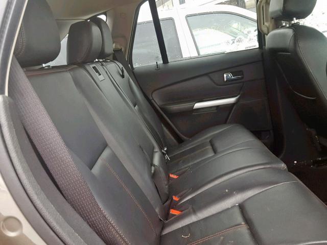 2FMDK4JC2DBB68413 - 2013 FORD EDGE SEL TAN photo 6