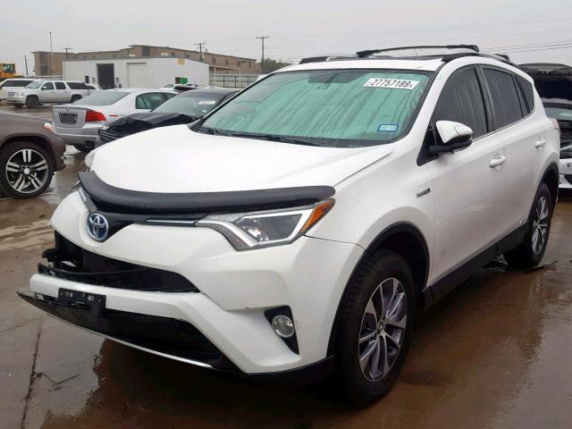 JTMRJREV1GD004073 - 2016 TOYOTA RAV4 HV XL WHITE photo 2