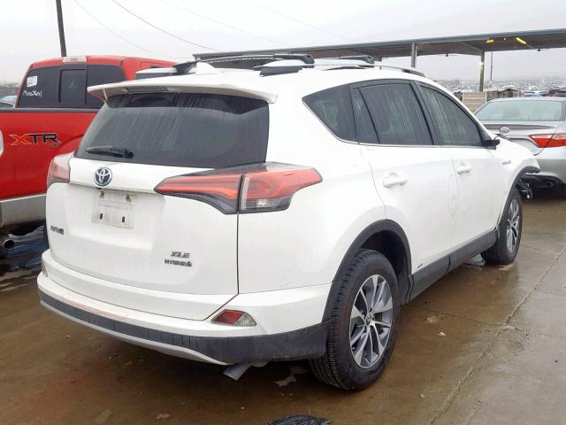 JTMRJREV1GD004073 - 2016 TOYOTA RAV4 HV XL WHITE photo 4