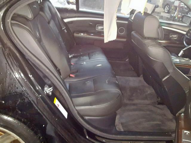 WBAHN83547DT74489 - 2007 BMW 750 BLACK photo 6