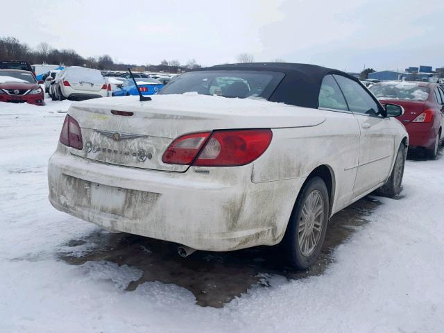 1C3LC55R88N624608 - 2008 CHRYSLER SEBRING TO WHITE photo 4