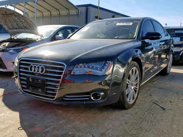 WAURGAFD2DN024678 - 2013 AUDI A8 L QUATT BLACK photo 2