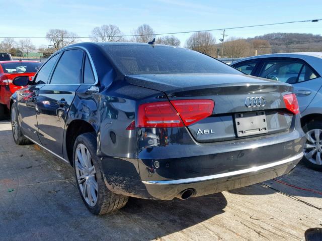 WAURGAFD2DN024678 - 2013 AUDI A8 L QUATT BLACK photo 3