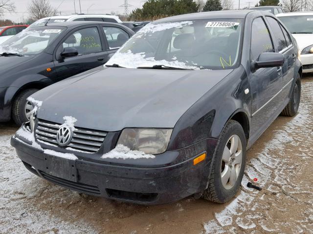 3VWSE69M14M097115 - 2004 VOLKSWAGEN JETTA GLS GRAY photo 2