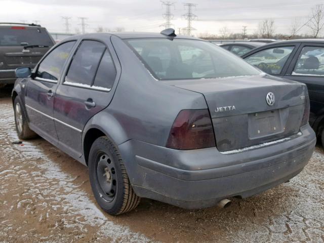 3VWSE69M14M097115 - 2004 VOLKSWAGEN JETTA GLS GRAY photo 3